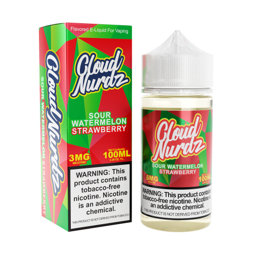 CLOUD NURDZ WATERMELON STRAWBERRY 3MG 100ML