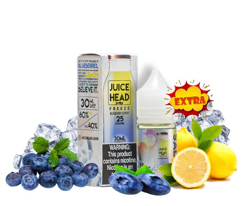 JUICE HEAD EXTRA FREEZE BLUEBERRY LEMON 25MG 30ML
