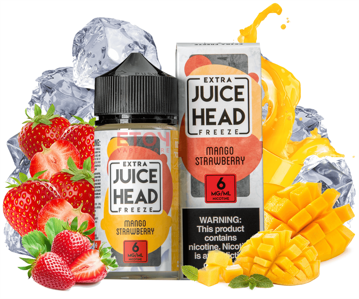 JUICE HEAD EXTRA FREEZE MANGO STRAWBERRY 6MG 100ML
