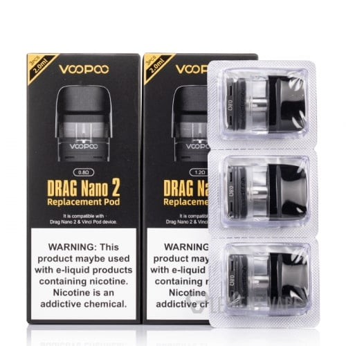VOOPOO DRAG NANO 2 REPLACEMENT POD 0.8 OHM