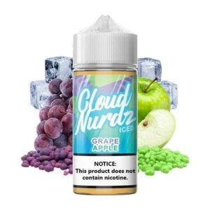 CLOUD NURDZ GRAPE APPLE ICED 3MG 100ML