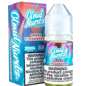 CLOUD NURDZ GRAPE STRAWBERRY ICED 25MG 30ML