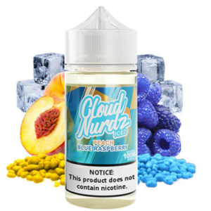 CLOUD NURDZ ICED PEACH BLUE RASPBERRY 3MG 100ML
