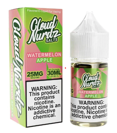 CLOUD NURDZ WATERMELON APPLE 25MG 30ML