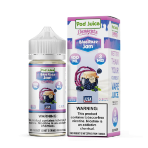 POD JUICE DESERTS BLUE RAZZ JAM 3MG 100ML