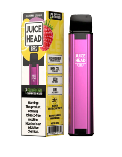 JUICE HEAD BARS RASPBERRY LEMONADE 5%