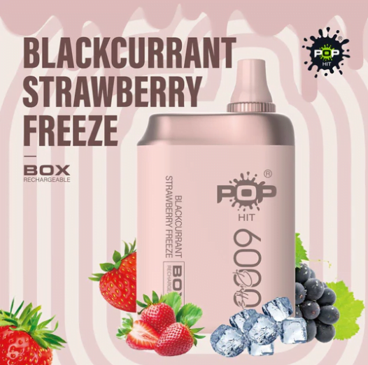 POP HIT BLACKCURRENT STRAWBERRY FREEZE 5%