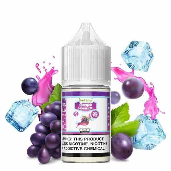 POD JUICE SALT GRAPE CHEW FREEZE 55MG 30ML