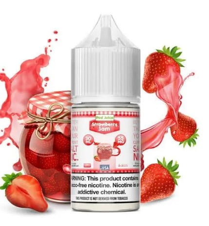 POD JUICE SALT STRAWBERRY JAM FREEZE 35MG 30ML
