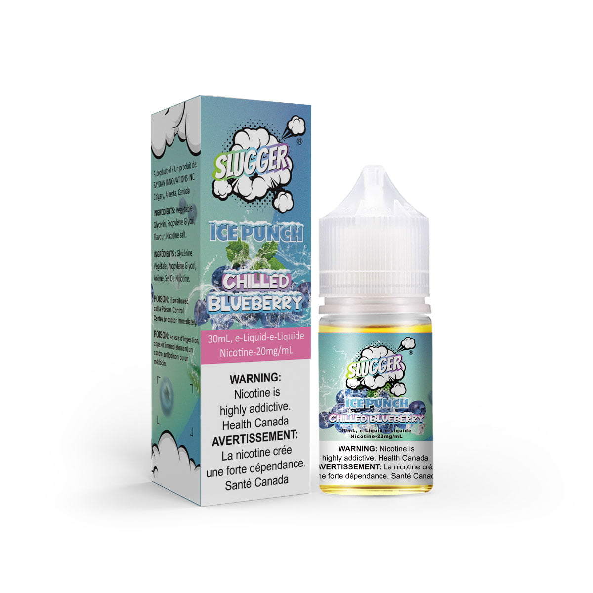 SLUGGER ICE PUNCH CHILLED BLUEBERRY 35MG