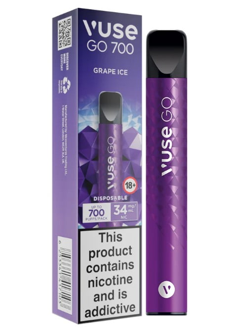 VUSE GO 700 GRAPE ICE 700 PUFFS 34MG