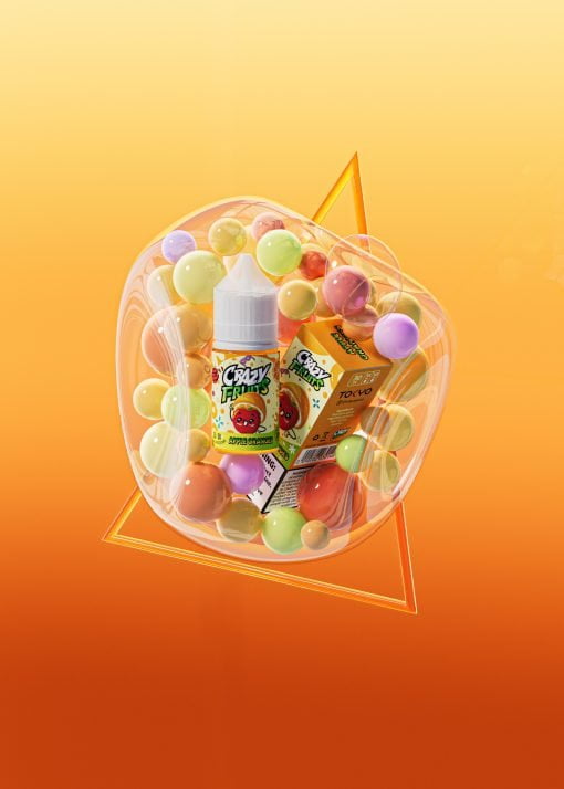 TOKYO CRAZY FRUITS APPLE ORANGE ICE 50MG 30ML