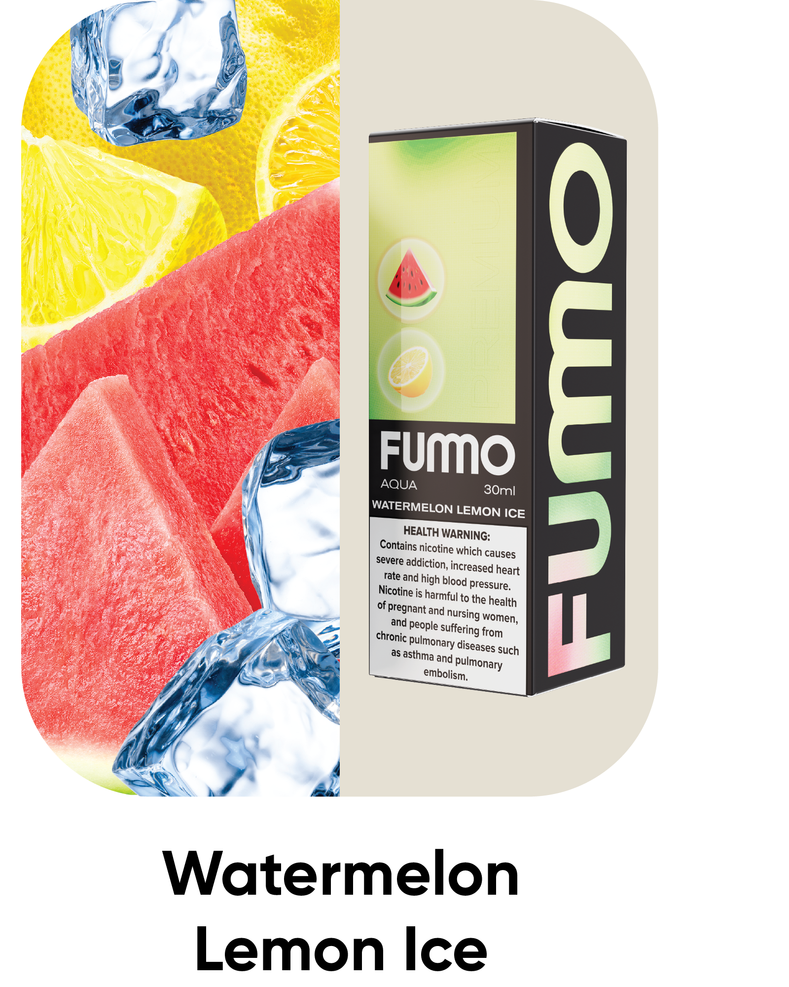 FUMO AQUA WATERMELON LEMON 50MG