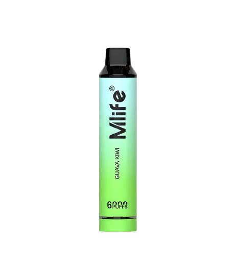 MLIFE GUAVA KIWI 5% 6000 PUFFS