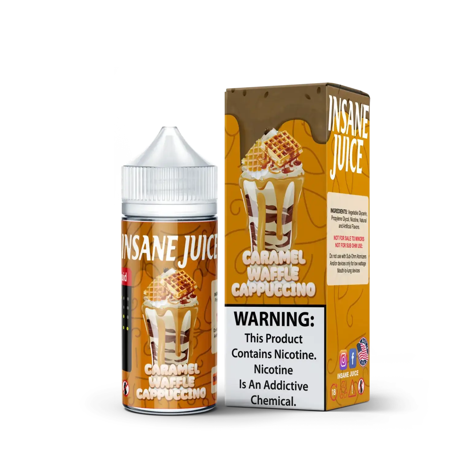 INSANE CARAMEL WAFFLE CAPPUCINO 3MG 100ML