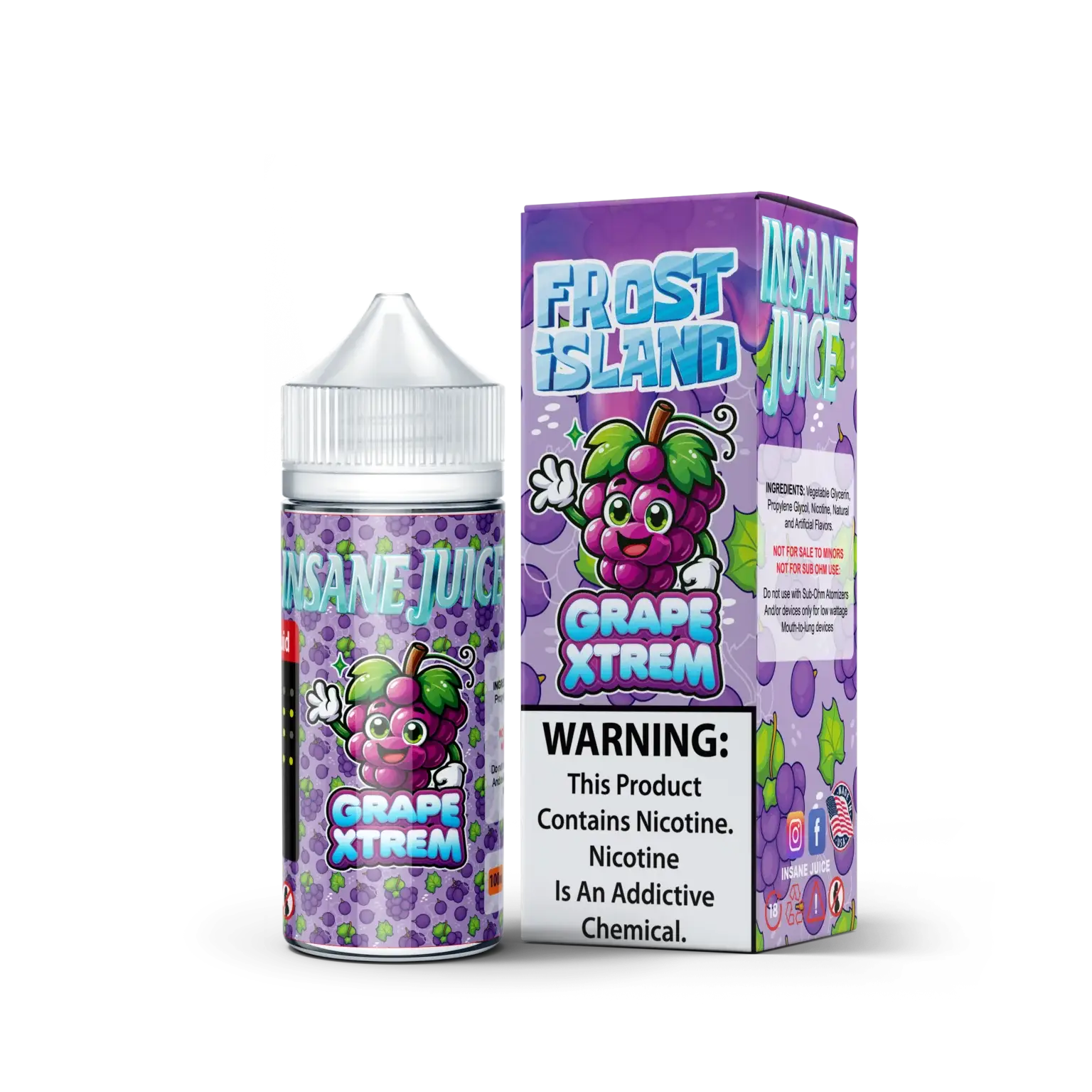 INSANE GRAPE XTREM 3MG 100ML