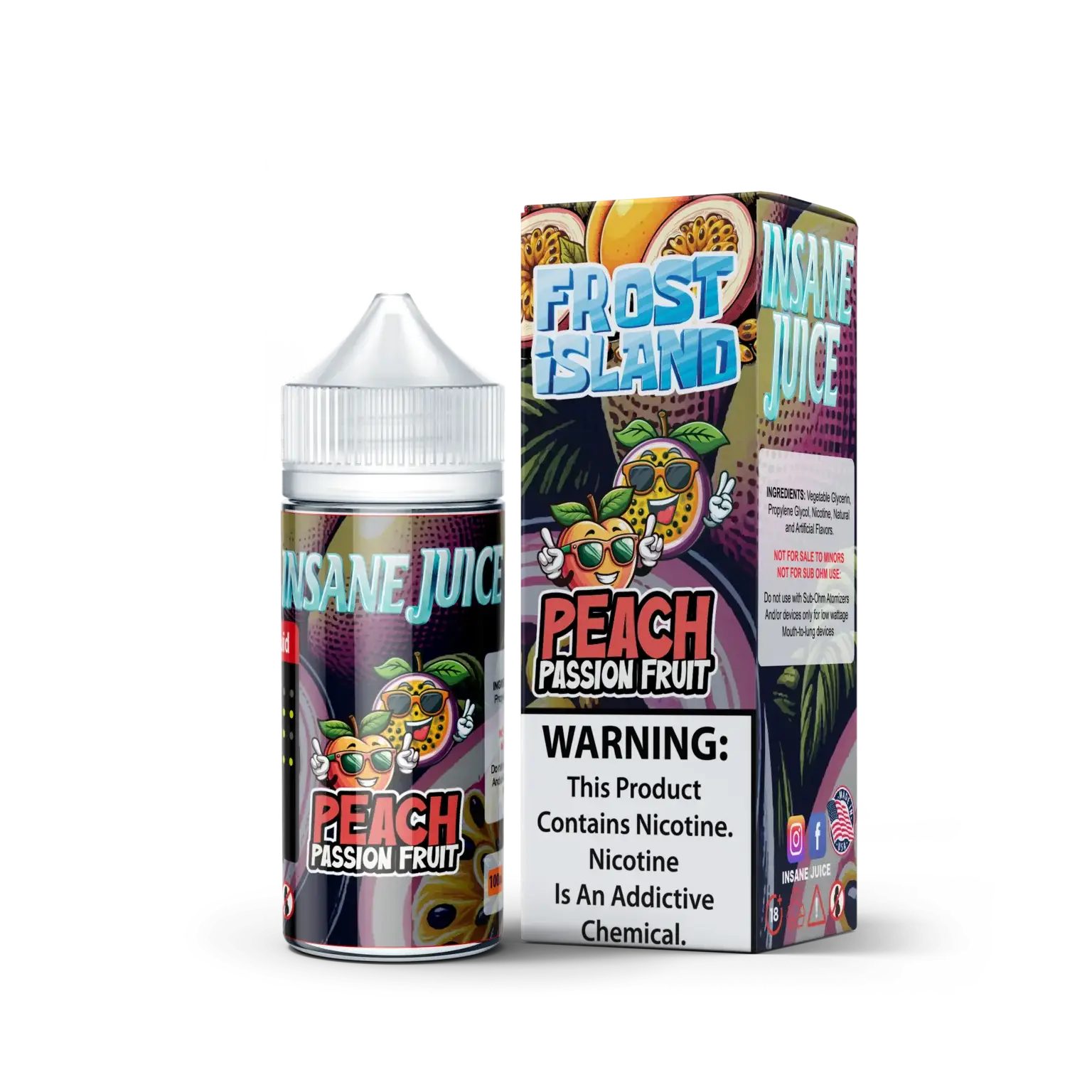 INSANE PEACH PASSION 3MG 100ML