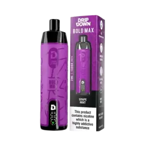 DRIP DOWN BOLD MAX GRAPE MINT 3MG 15K PUFF