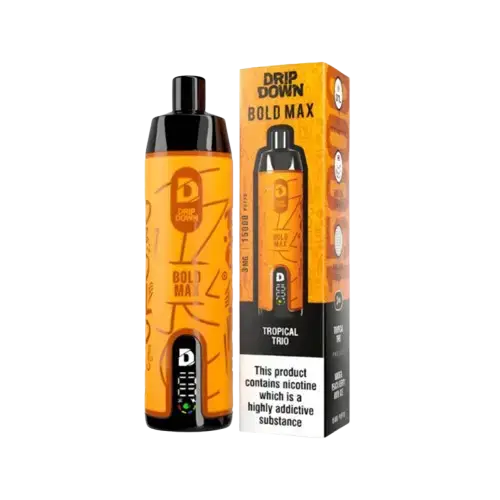 DRIP DOWN BOLD MAX TROPICAL TRIO 0MG 15K PUFF