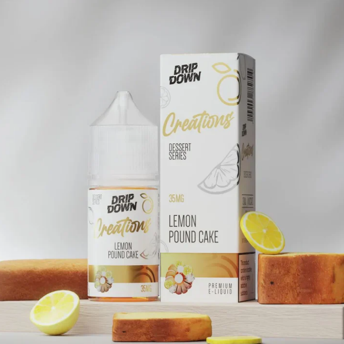 DRIP DOWN CREATIONS LEMON POUND CAKE 35MG 30ML
