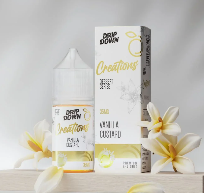DRIP DOWN CREATIONS VANILLA CUSTARD 35MG 30ML