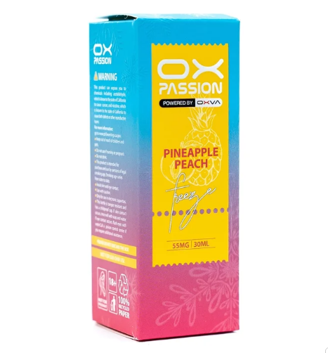 OX PASSION FREEZE PINEAPPLE PEACH 35MG 30ML