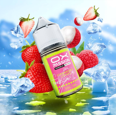 OX PASSION FREEZE STRAWBERRY LYCHEE 55MG 30ML
